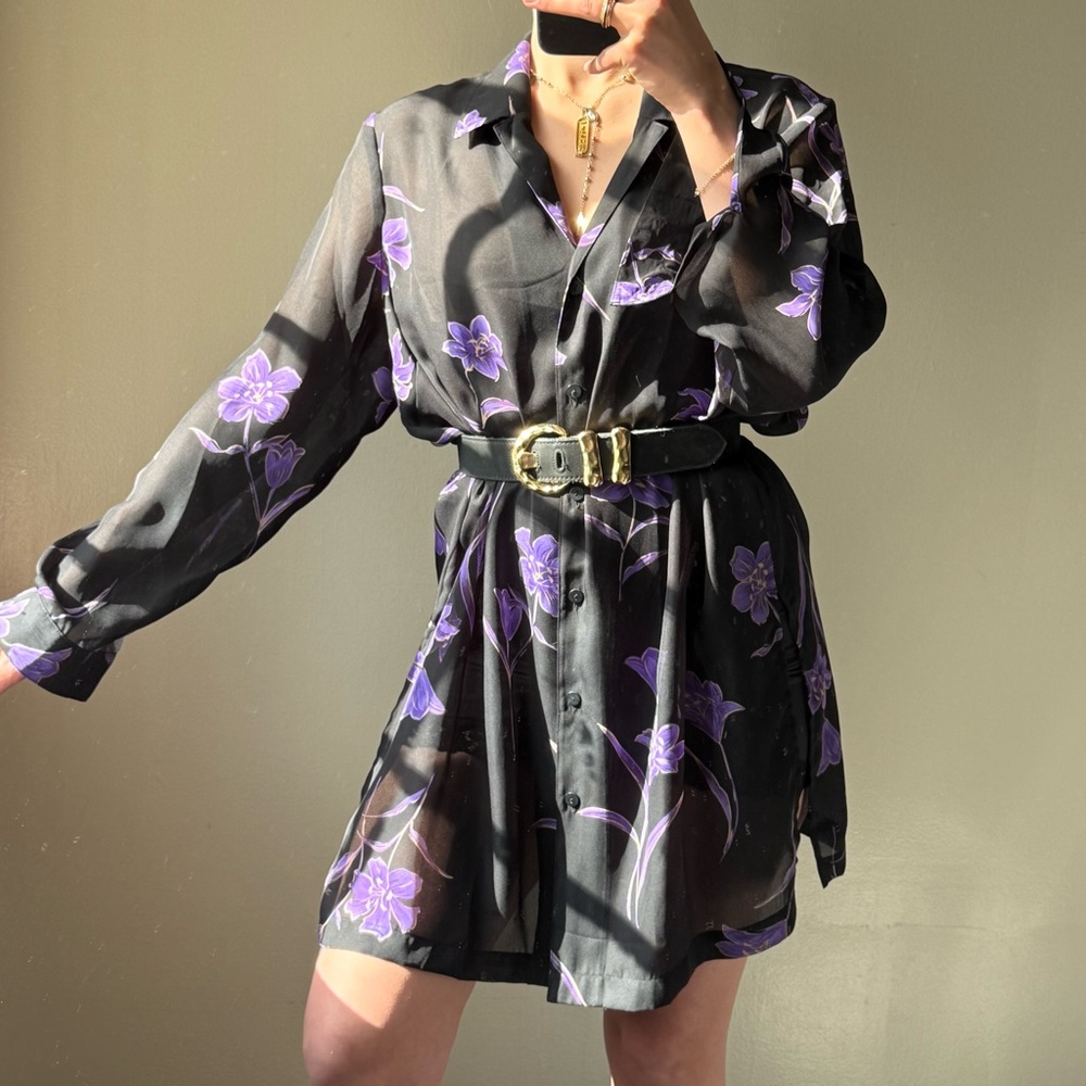 Button down dress